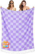 Giant Beach Towel Blanket 50x70 in - Lightweight Quick-Dry Travel