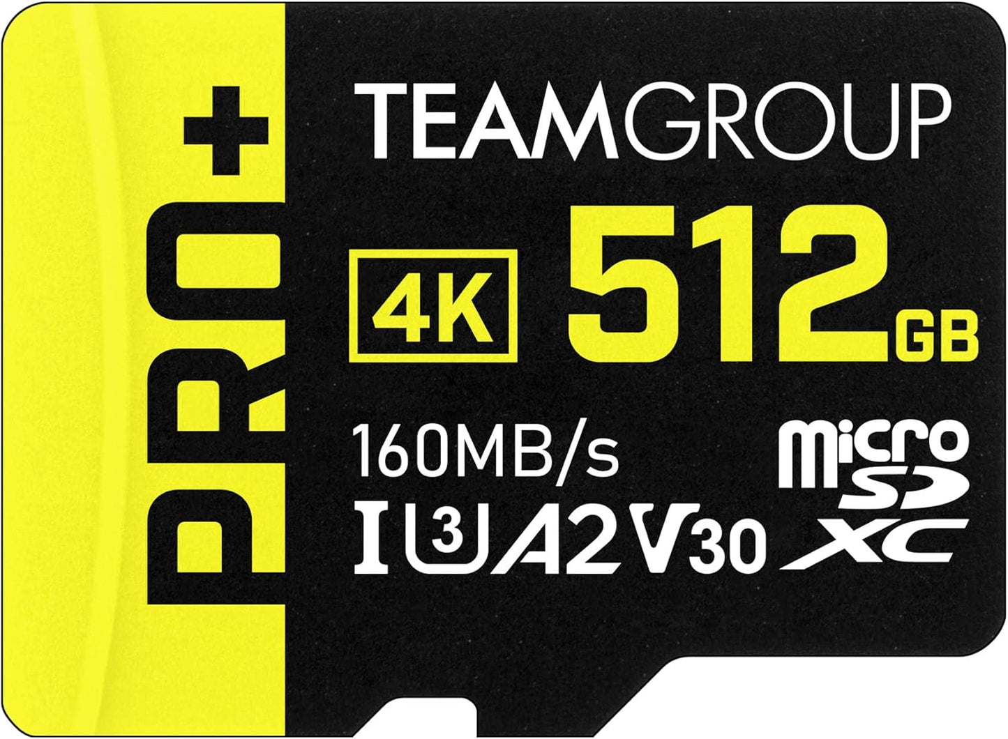 TEAMGROUP A2 Pro Plus 512GB Micro SDXC Card for Gaming Devices