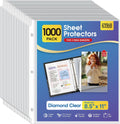 KTRIO 1000 Pack Sheet Protectors 8.5 x 11 in - Clear Top Loading