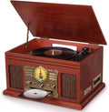 Bluetooth Record Player 10 in 1 - 3-Speed Turntable with CD & Cassette