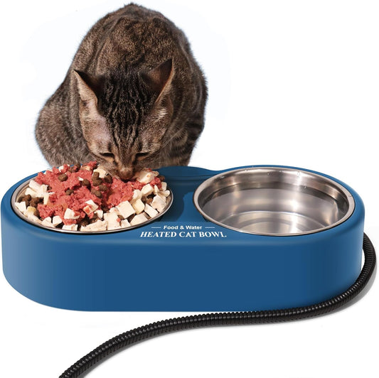 Outdoor Heated Cat Bowl - Non-Freezing Solution!