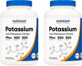 Nutricost Potassium Citrate 99mg 500 Capsules (2 Bottles)
