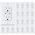 GFCI Outlets 15 Amp Tamper Resistant Self-Test GFI Receptacles - 20