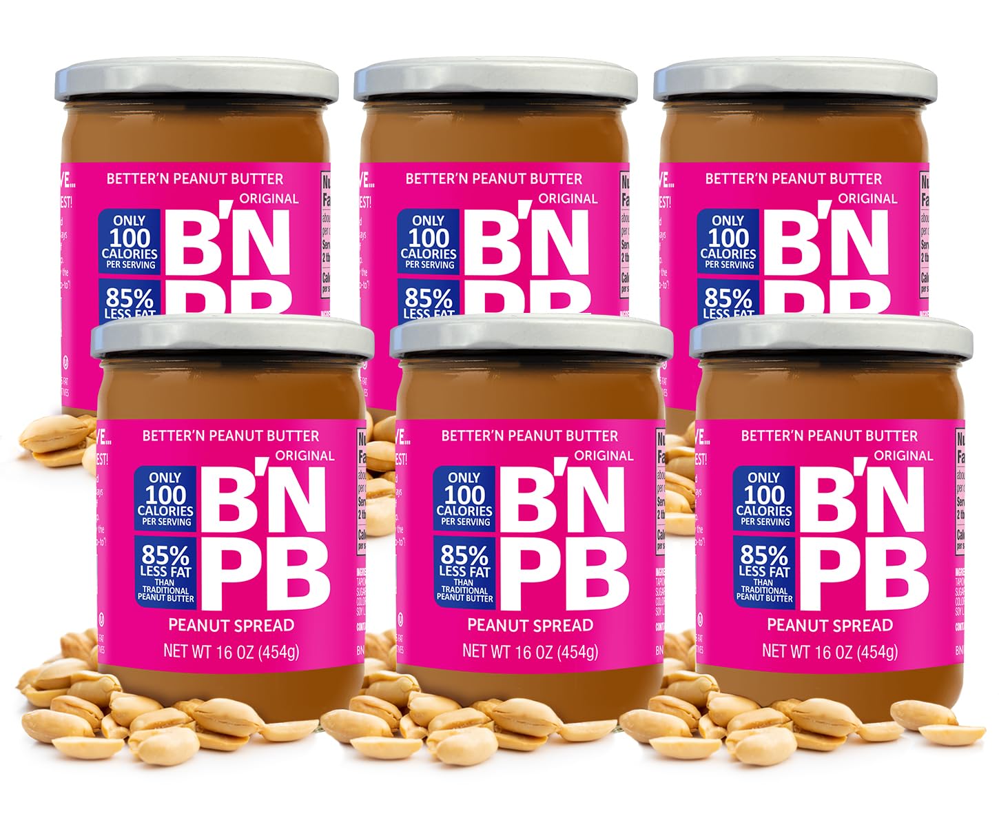 Original Low Fat Peanut Butter Spread for Healthier Snacking