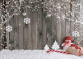 Christmas Backdrop Snow Floor Photo Background 12x10 ft - Holiday