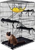 3-Tier Indoor Cat Cage Large DIY Cat Crate - Modular Play & Rest