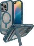 ZAGG Santa Cruz Snap Case for iPhone 16 Pro - Clear with Kickstand
