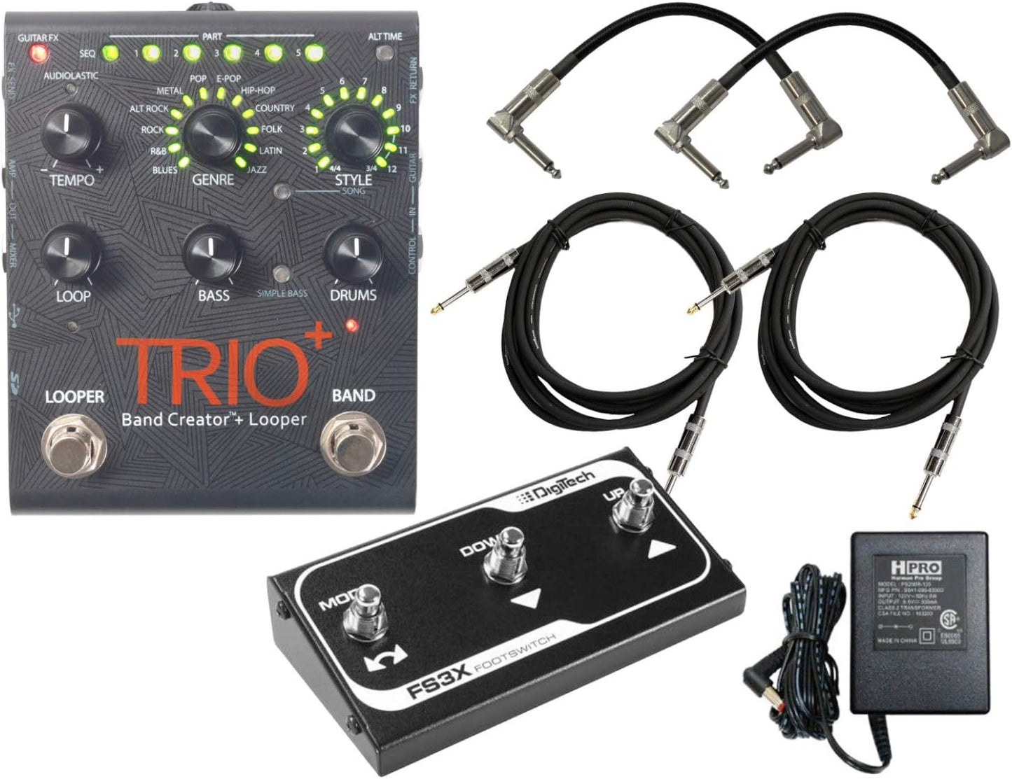 DigiTech Trio+ Band Creator and Looper with FS3X Footswitch