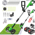 Cordless Weed Wacker Eater Battery Powered 21V - Lightweight Trimmer