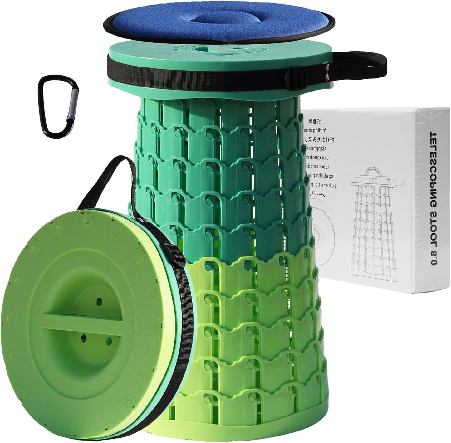 ALEVMOOM Upgraded XXL 50 Portable Collapsible Stool for Outdoors