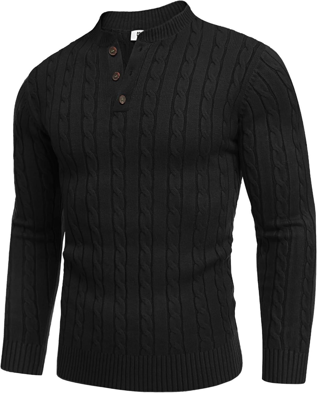 COOFANDY Men Casual Knit Sweater for Stylish Comfort