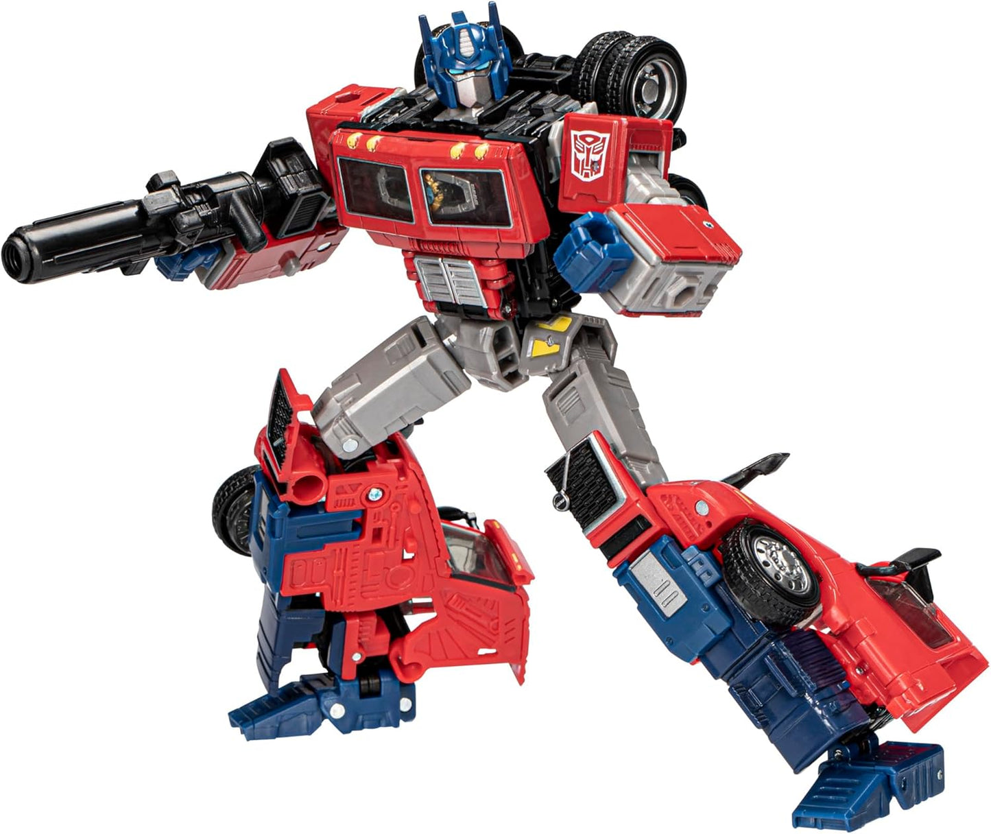 Transformers Leader Class Volvo VNR 300 Optimus Prime Figurine 18 in