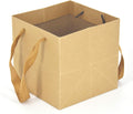 Brown Paper Gift Bags 24 Pack 10x10x10 in - Sturdy Kraft Totes