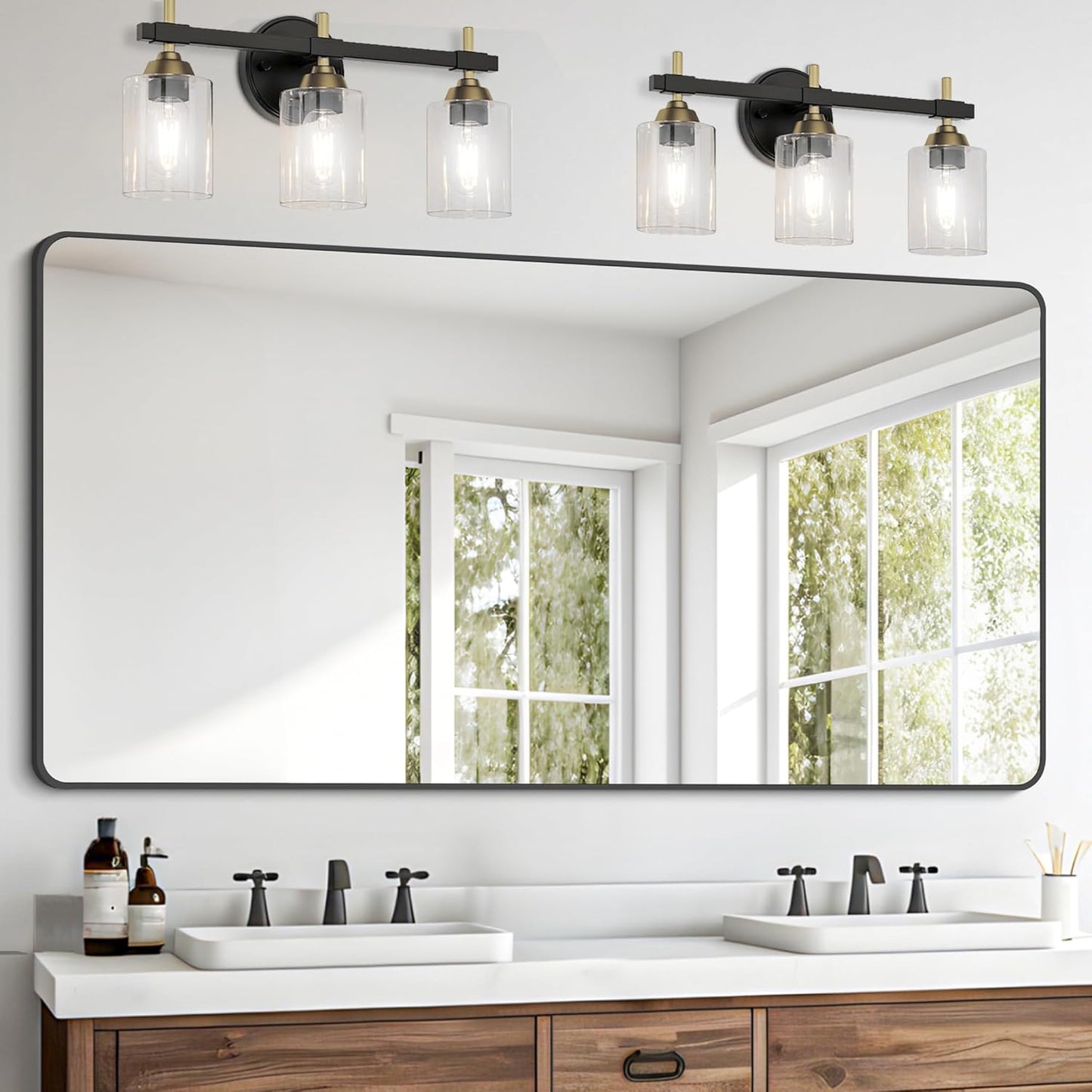 Large Rectangular Wall Mirror by FORBATH for Elegant Spaces