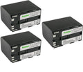 Kastar 3-Pack Battery Replacement for Canon Cameras - Extended Run