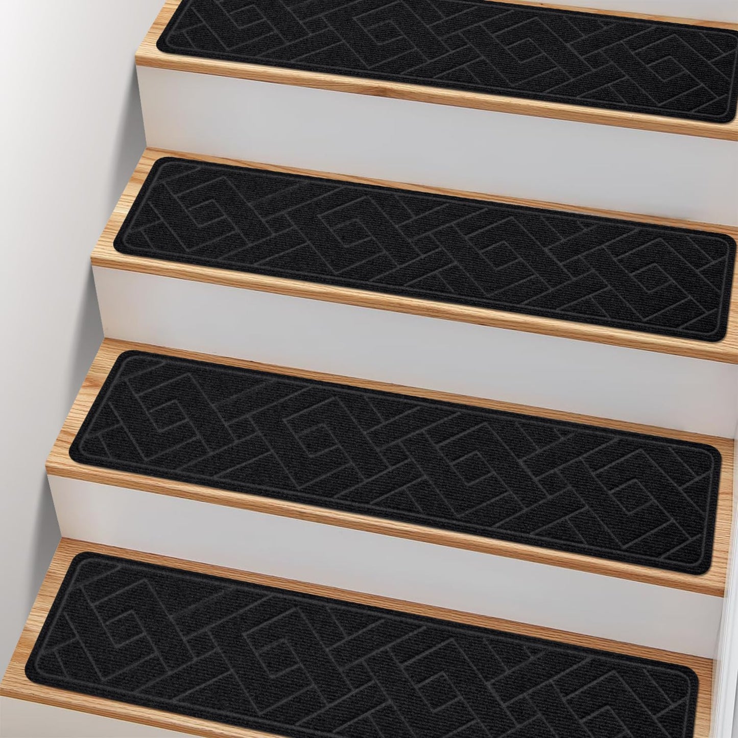 Non Slip Stair Treads for Wooden Steps, Safe and Stylish Solution