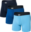 SAXX Underwear Ultra Super Soft Boxer Brief Fly 3 Pack - Comfort Pouch