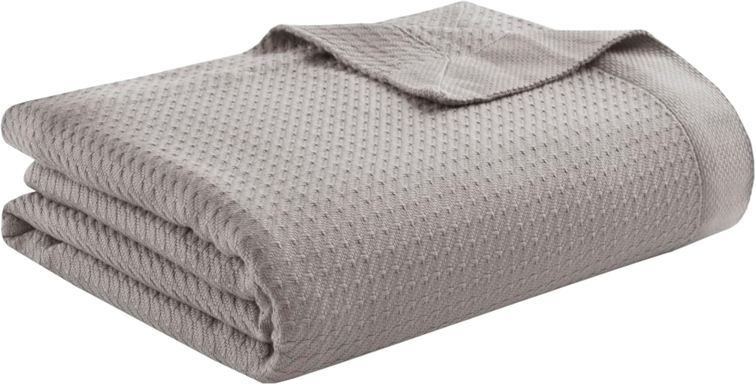 Madison Park 100% Egyptian Cotton Lightweight Summer Blanket
