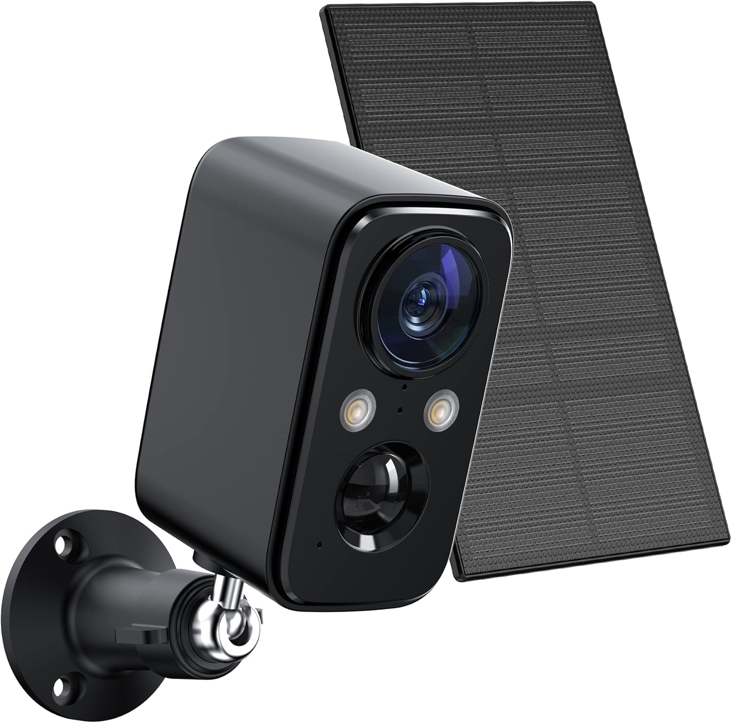 FOAOOD Wireless Security Camera with Solar Panel for Home Safety