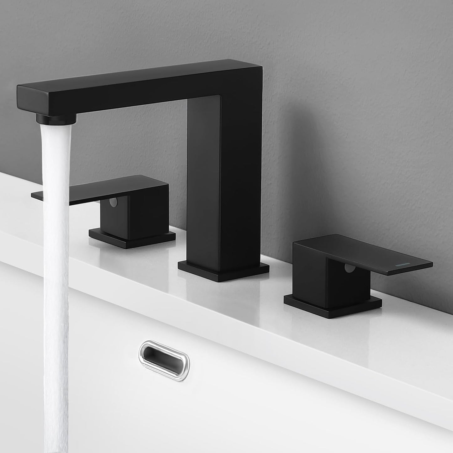 KES All Metal Black Bathroom Faucets for Stylish Sinks