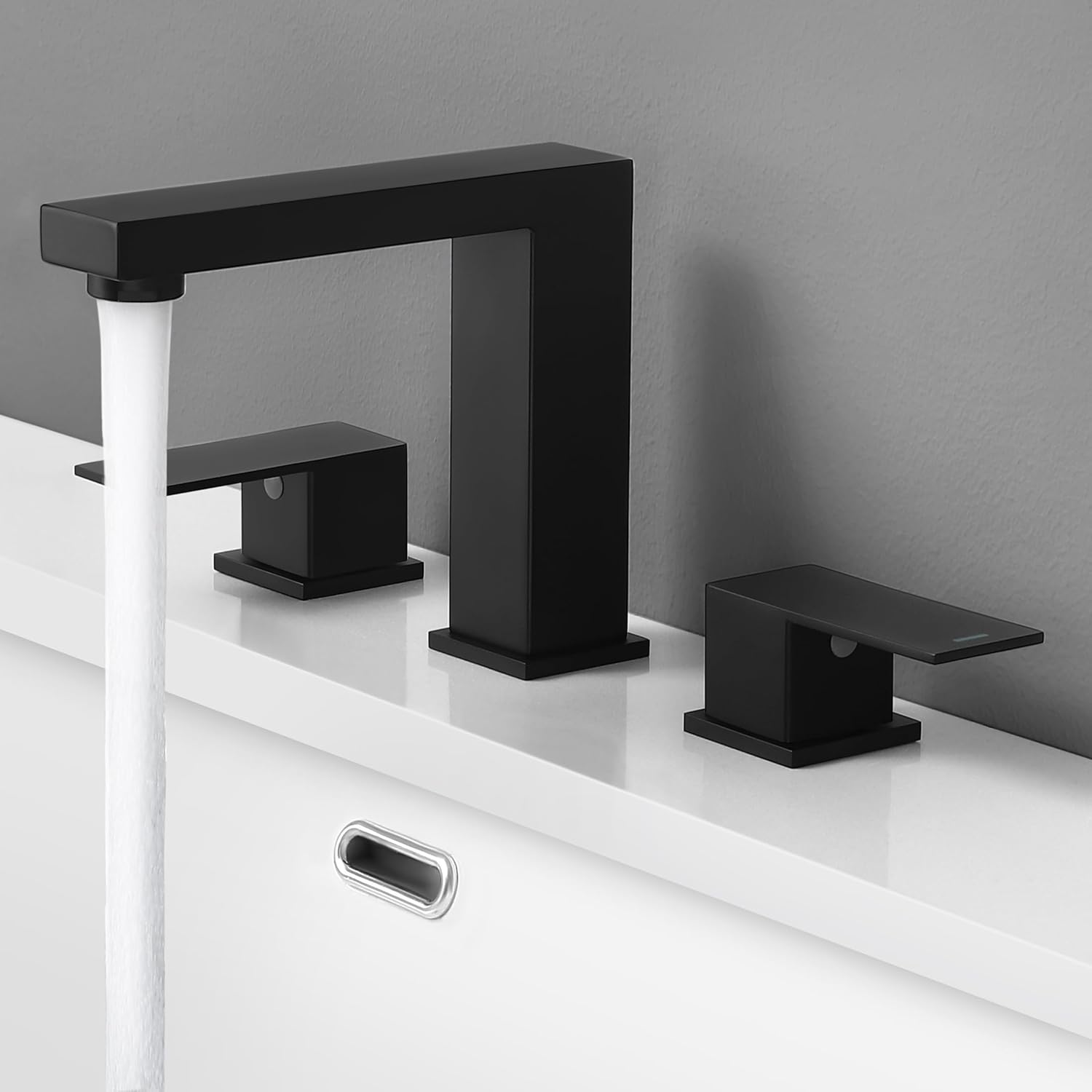 KES All Metal Black Bathroom Faucets for Stylish Sinks