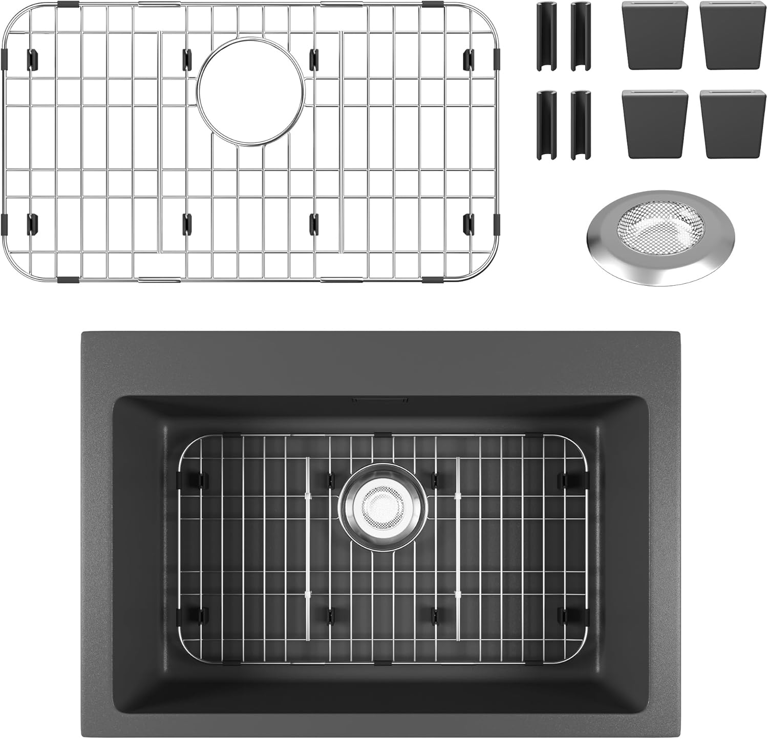 Stainless Steel Sink Protector 23in x 13in for Kitchen Use