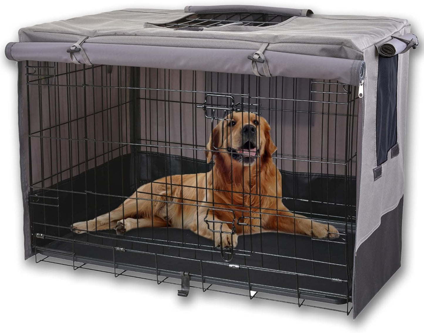 Rachmi Privacy Dog Crate Cover 48 Inch for Comfortable Pets