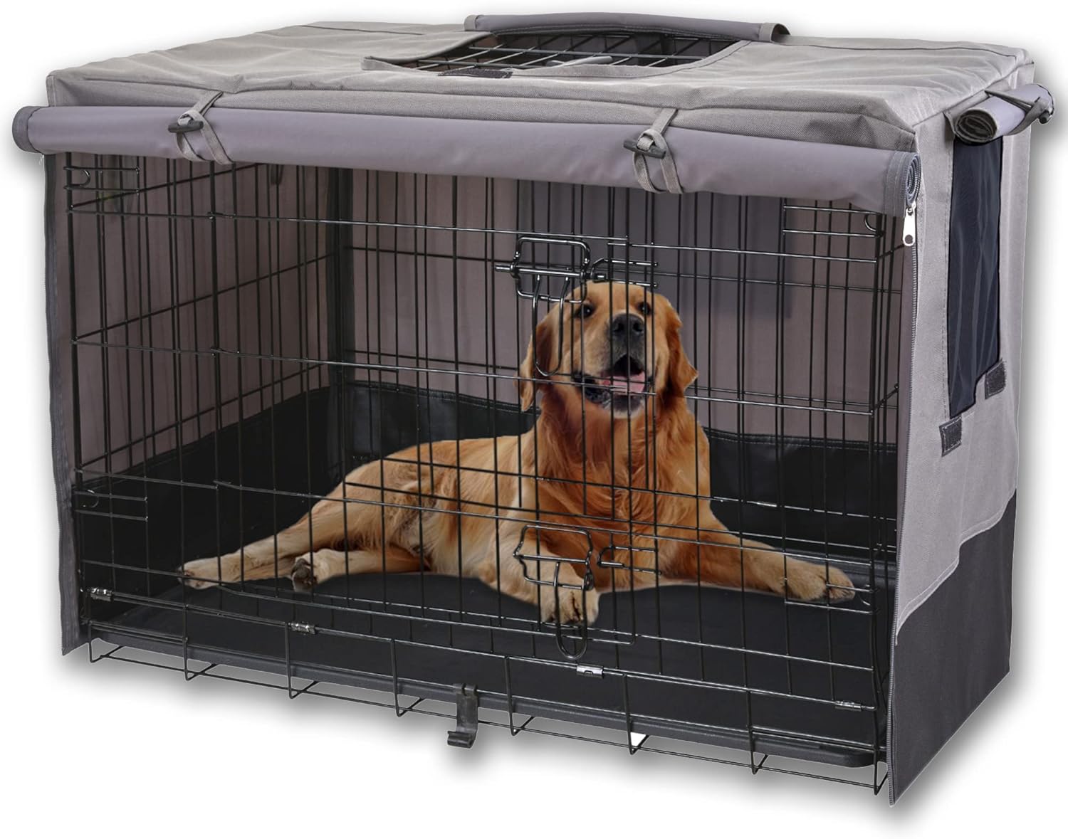 Rachmi Privacy Dog Crate Cover 48 Inch for Comfortable Pets