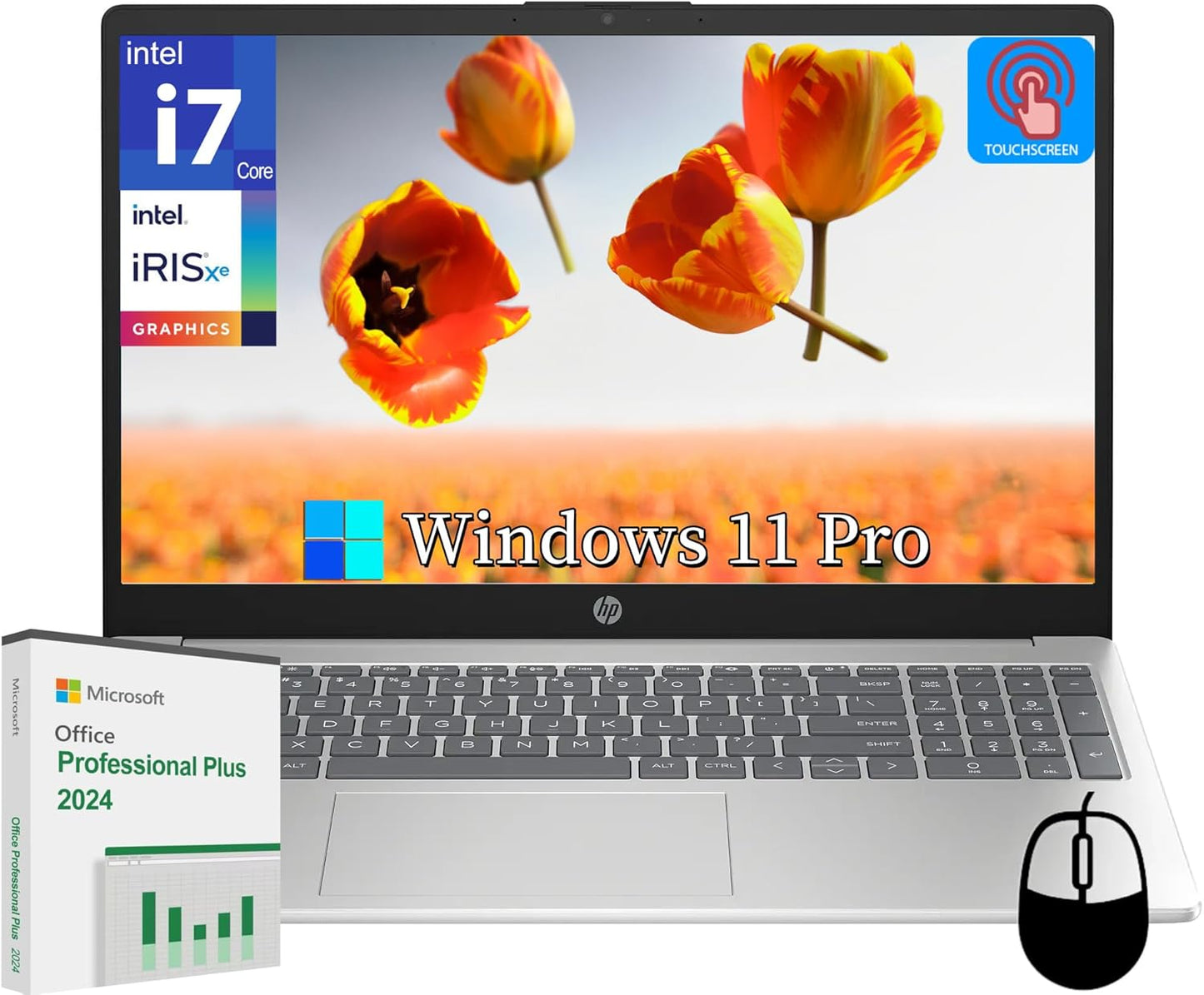 HP 15.6 Touch Laptop, Intel i7 Processor, 32GB RAM, 1TB SSD