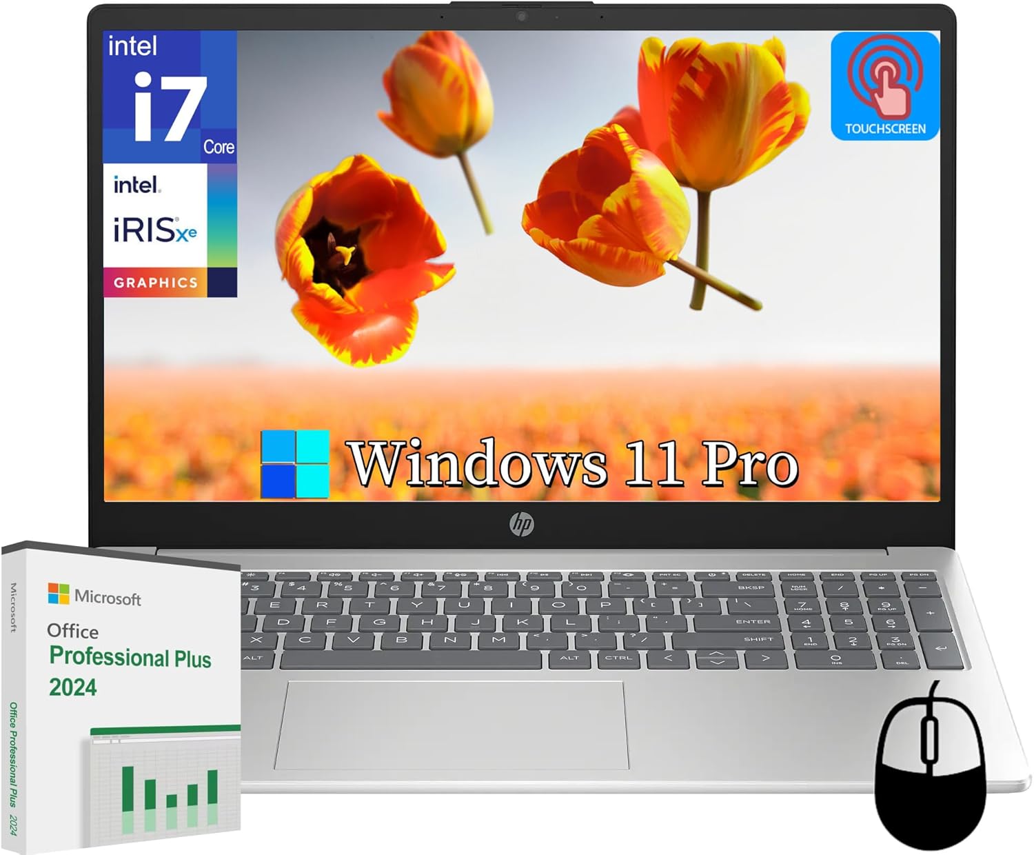 HP 15.6 Touch Laptop, Intel i7 Processor, 32GB RAM, 1TB SSD