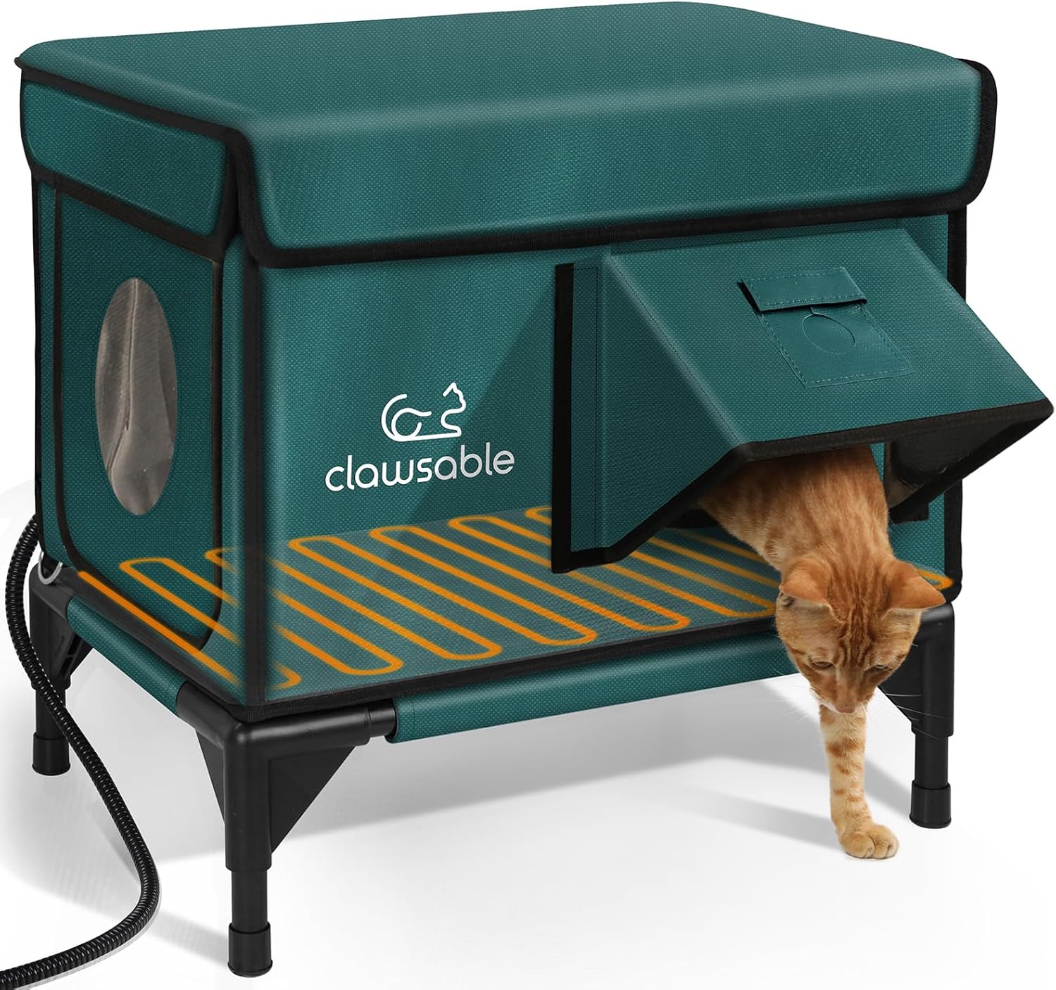 Indestructible Heated Cat House for Outside Winter Shelter