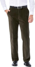 Haggar Men's Classic Fit Stretch Corduroy Pant (Style ME1U)