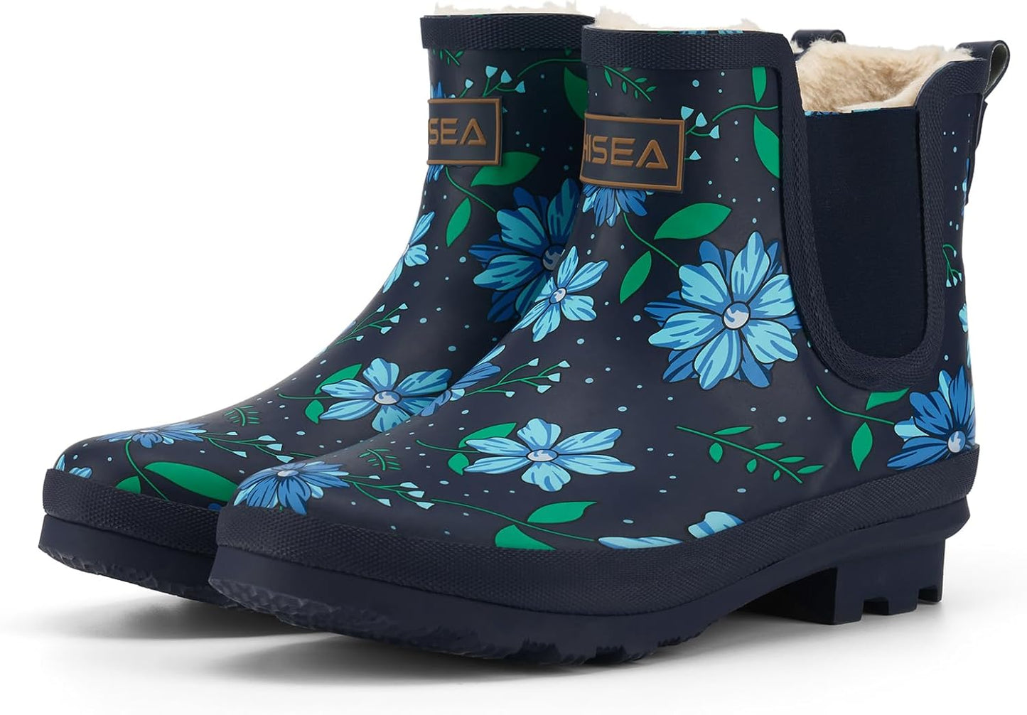 HISEA Women's Plush Rain Boots for All Weather Adventures