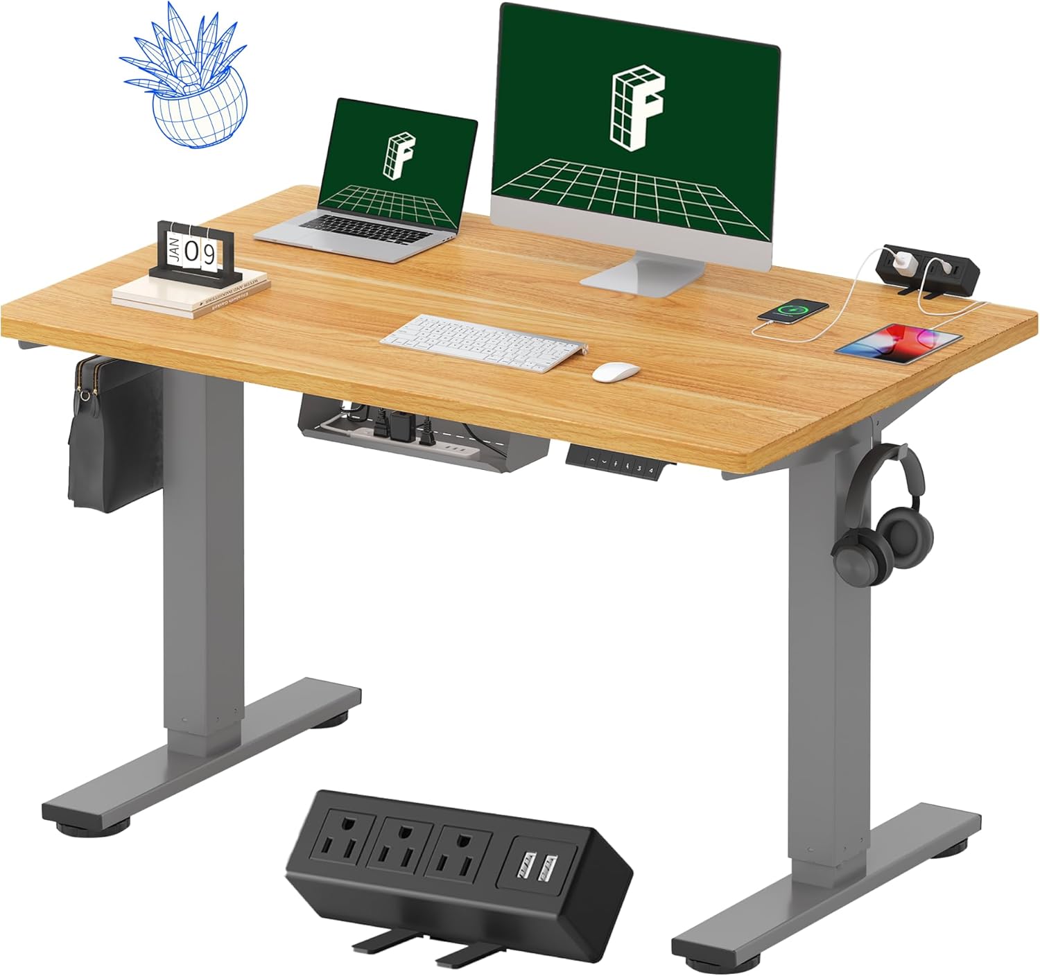 FLEXISPOT EN2 Electric Stand Up Height Adjustable Desk Review