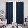 Deconovo Navy Blue Blackout Curtains 52x96 in - Thermal, Sound
