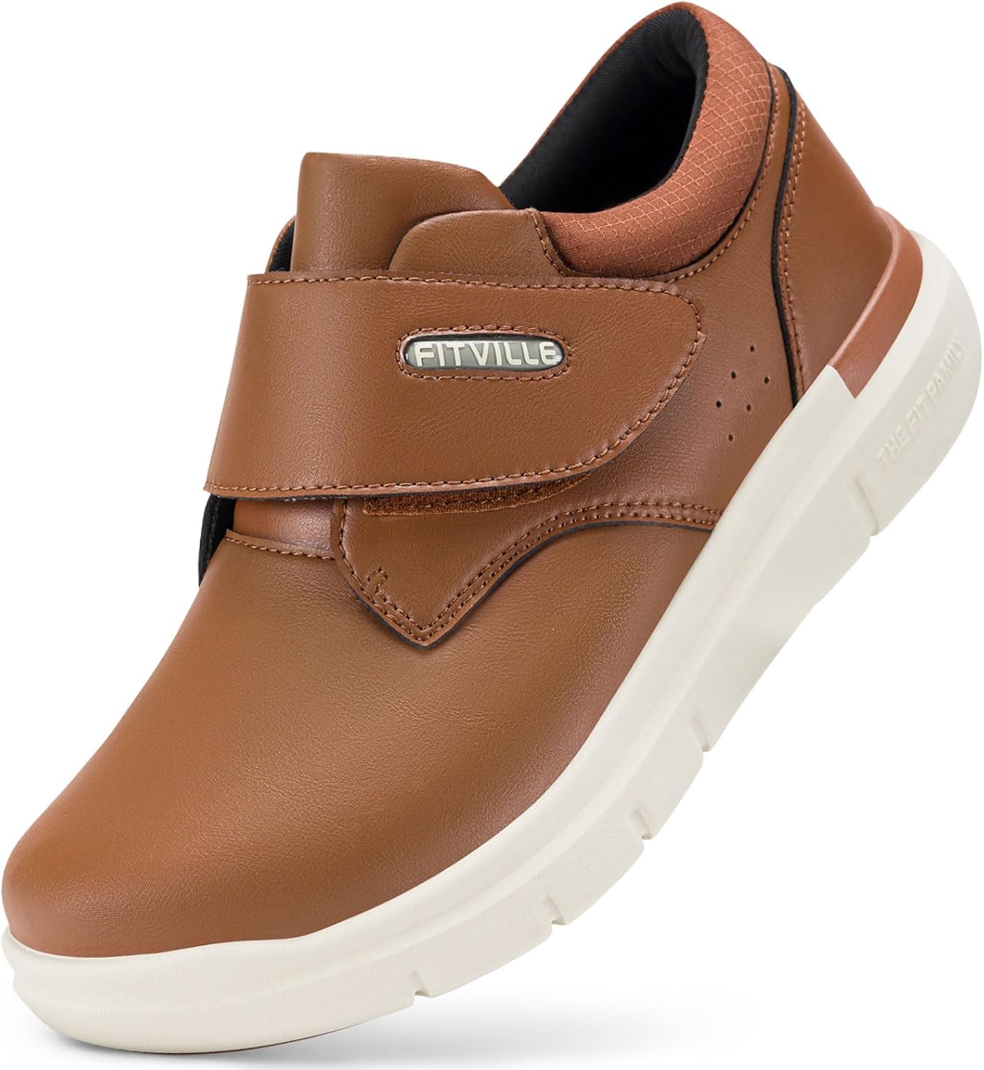 FitVille Diabetic Shoes for Men - Extra Wide Comfortable Sneakers