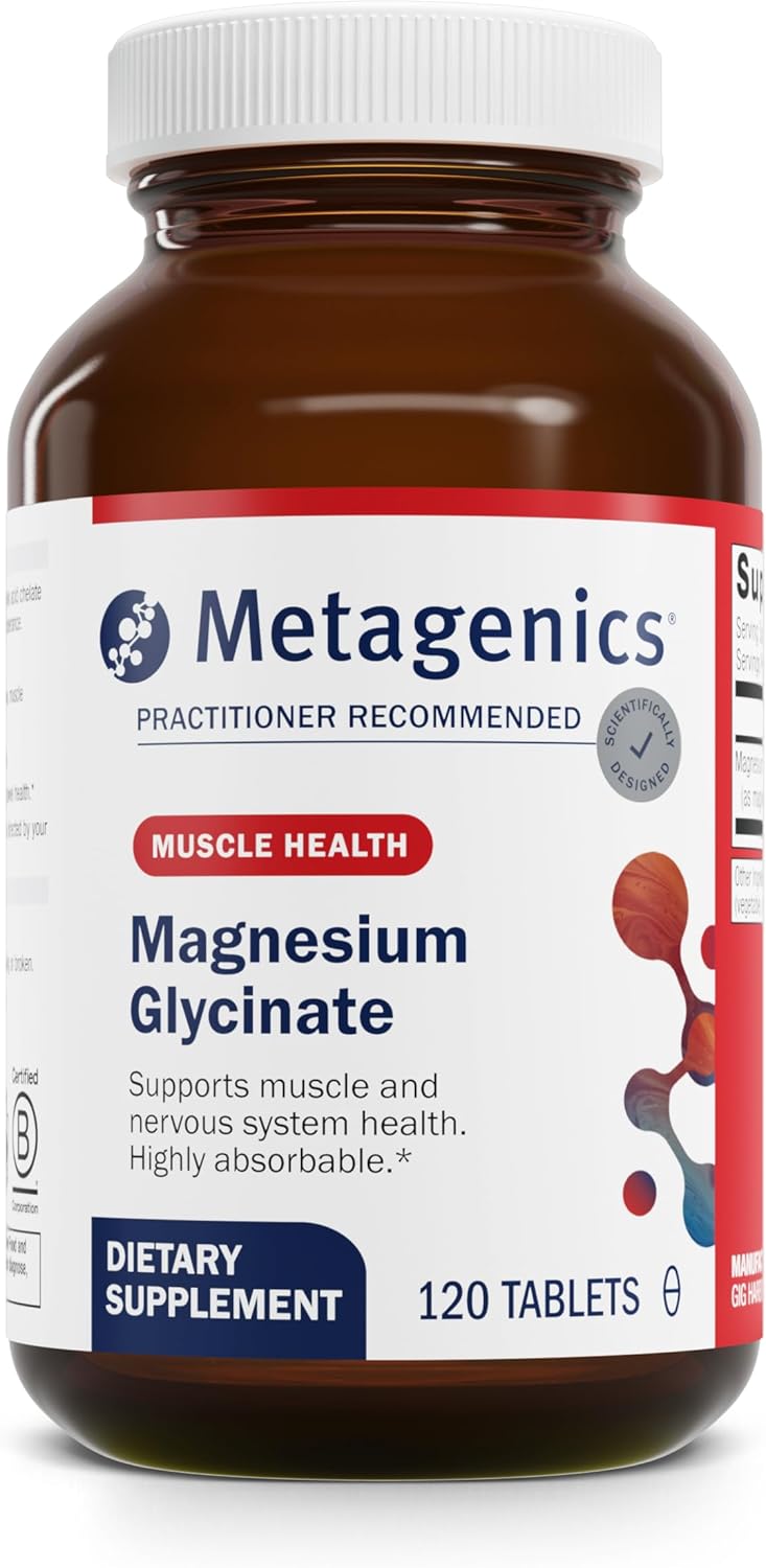 Metagenics Magnesium Glycinate for Sleep, Stress Relief & More