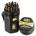 Drill America 25pc Metric Cobalt Drill Bit Set - Heavy Duty Precision