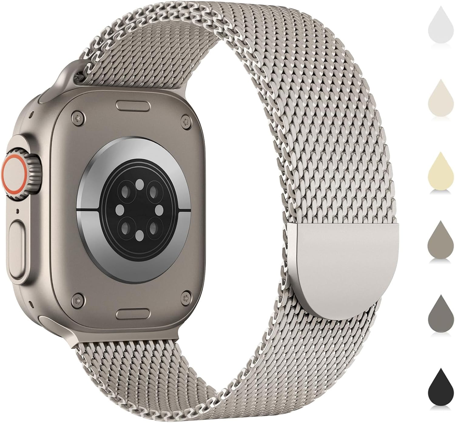 Stainless Steel Mesh Band for Apple Watch - Stylish and Durable!