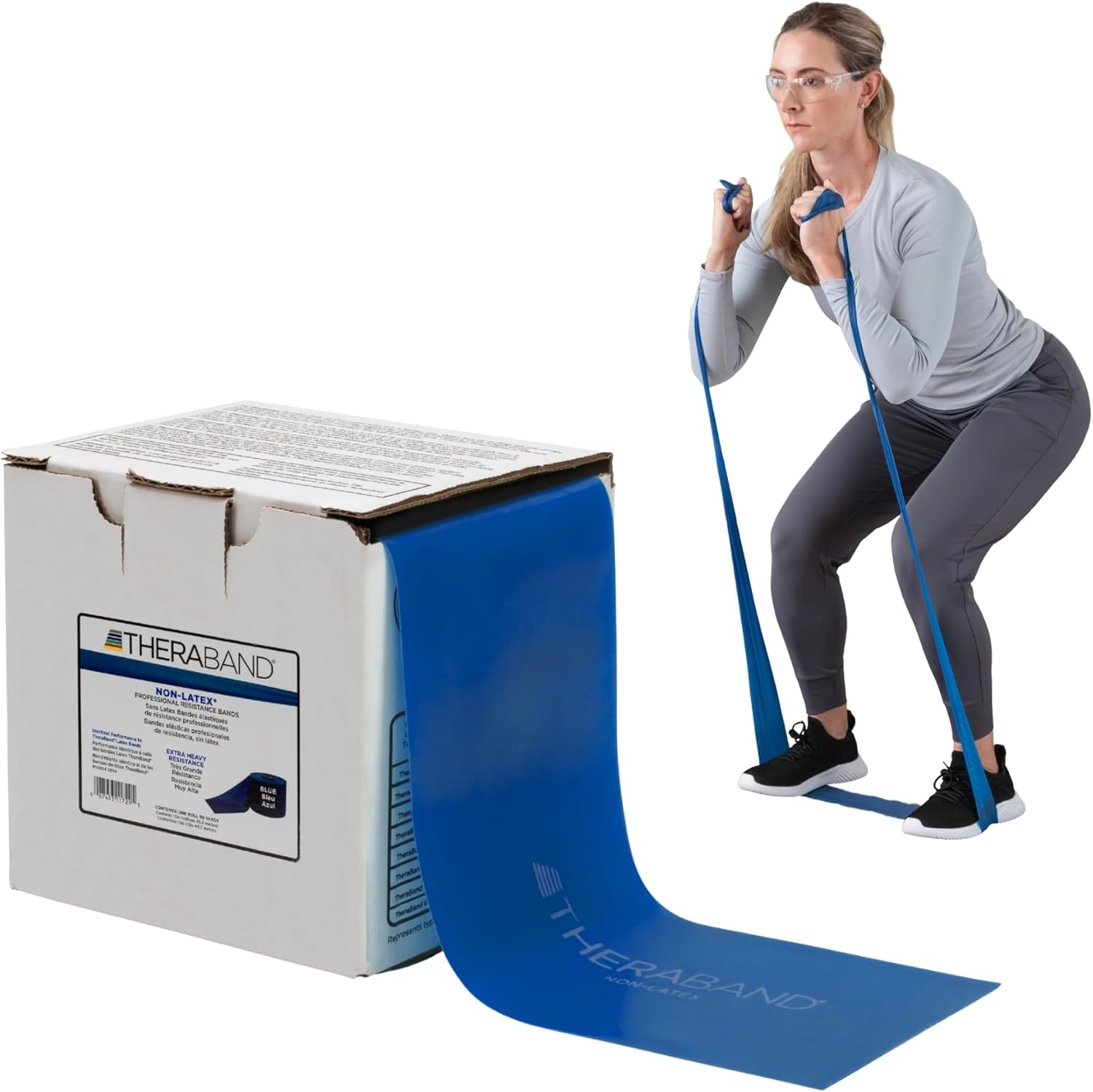 THERABAND Resistance Band Roll for Effective Workouts & Rehab