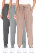 ZENEX 3 Pack Joggers for Women - Comfortable Everyday Sweatpants use