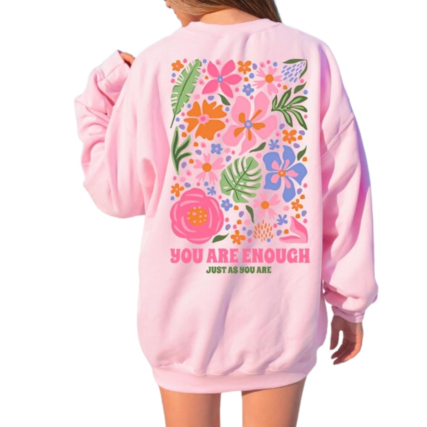 Flower Market Oversized Hoodie - Aesthetic Perfection