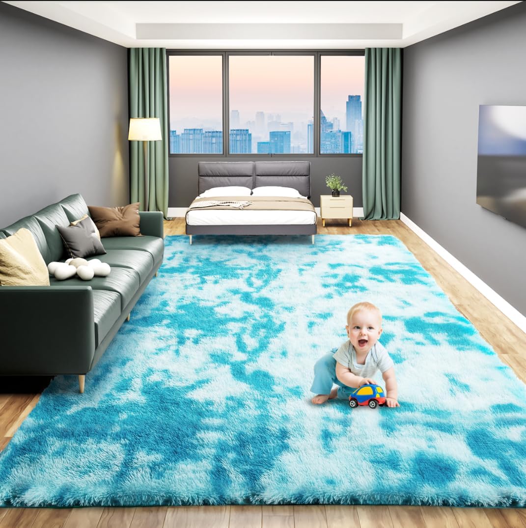 Large 8x10 Area Rugs for Living Room, Luxury Fluffy Soft Plush