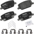 Bendix Priority1 CFC2199 Ceramic Rear Brake Pads - Quiet, Reliable