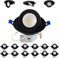 Adetu Recessed Lighting 6 in Adjustable Gimbal 5CCT - Dimmable Eyeball