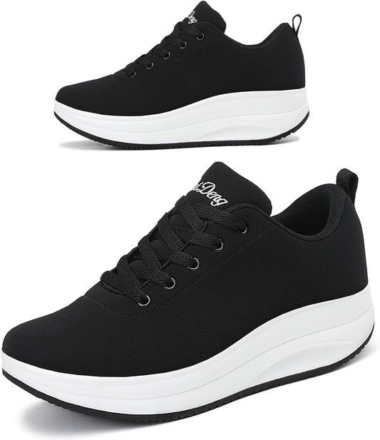 RUIDENG Walking Shoes for Women - Comfortable Slip Resistant Sneakers