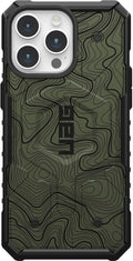 OD Green Topography iPhone 15 Pro Max Case - Rugged MagSafe Compatible