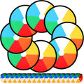 Colorful Foldable Flying Disc Set - Perfect Summer Fun!