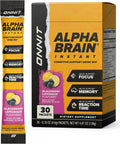 ONNIT Alpha Brain Instant Cognitive Support Drink Mix - Focus Aid