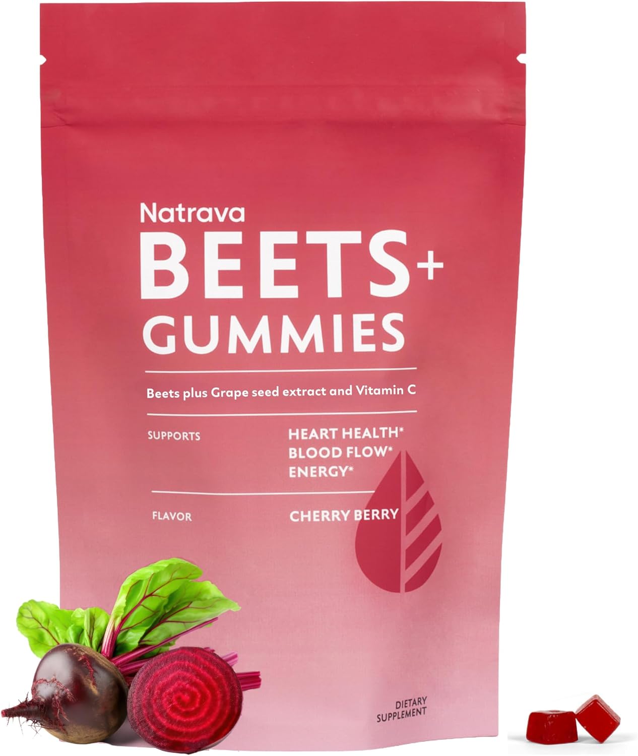 Beets+ Gummies for Healthy Blood Pressure and Heart Health